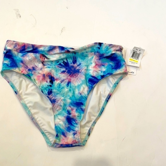 Splendid white blue tie dye the brighter side bikini bottoms Medium NWT - Picture 1 of 6